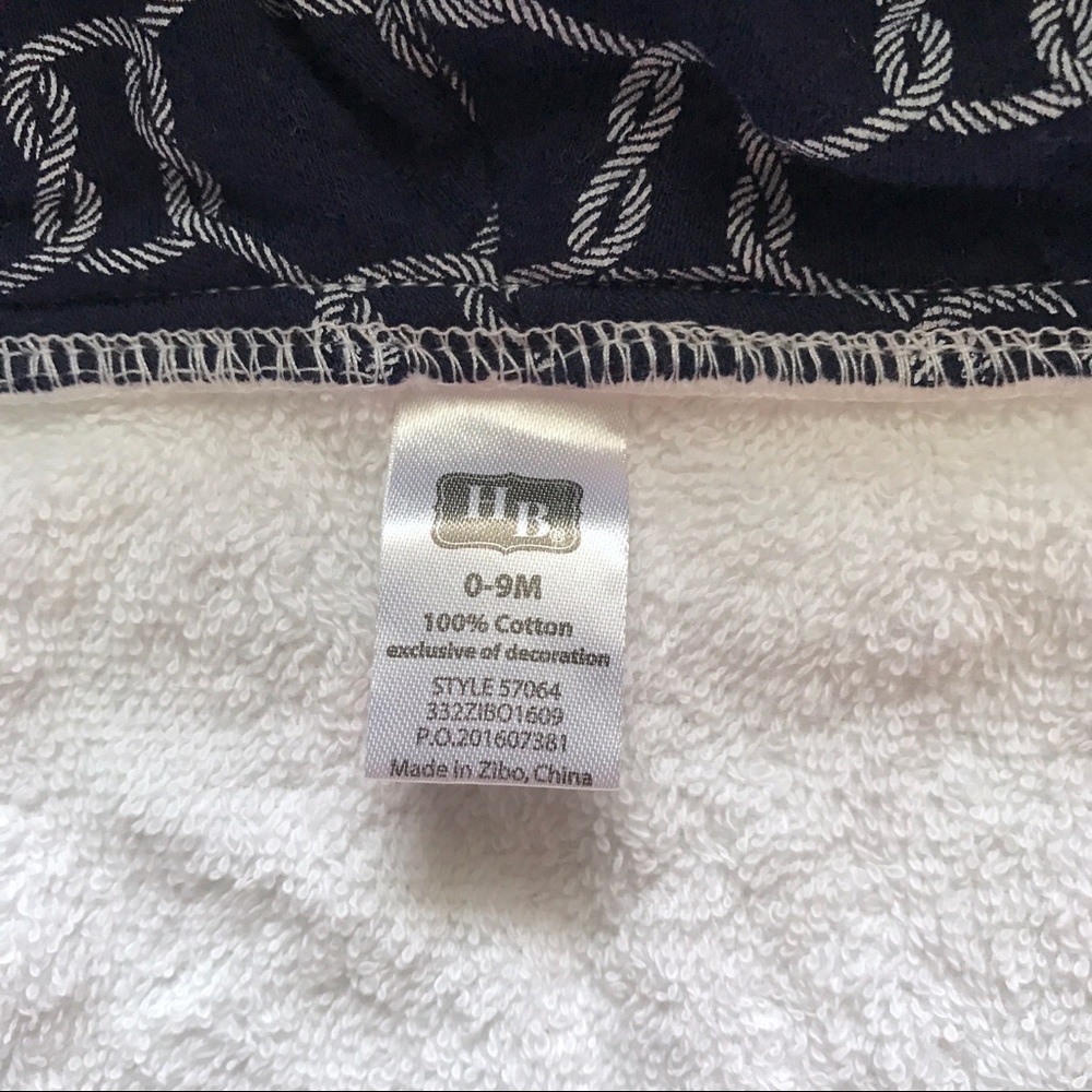 Hudson Baby Crab Hooded Nautical Bath Robe - Picture 7 of 7